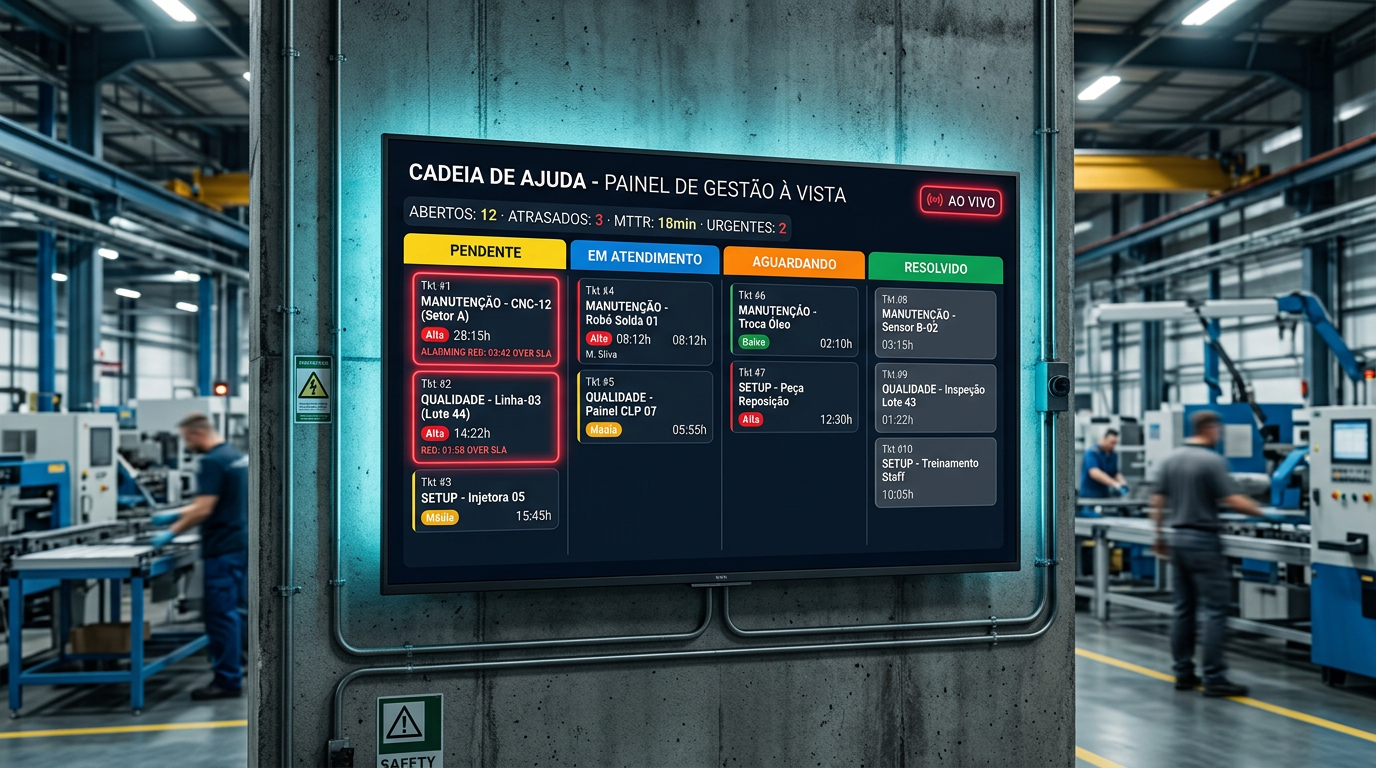 MAX Factory · MES para gestão da produção em tempo real