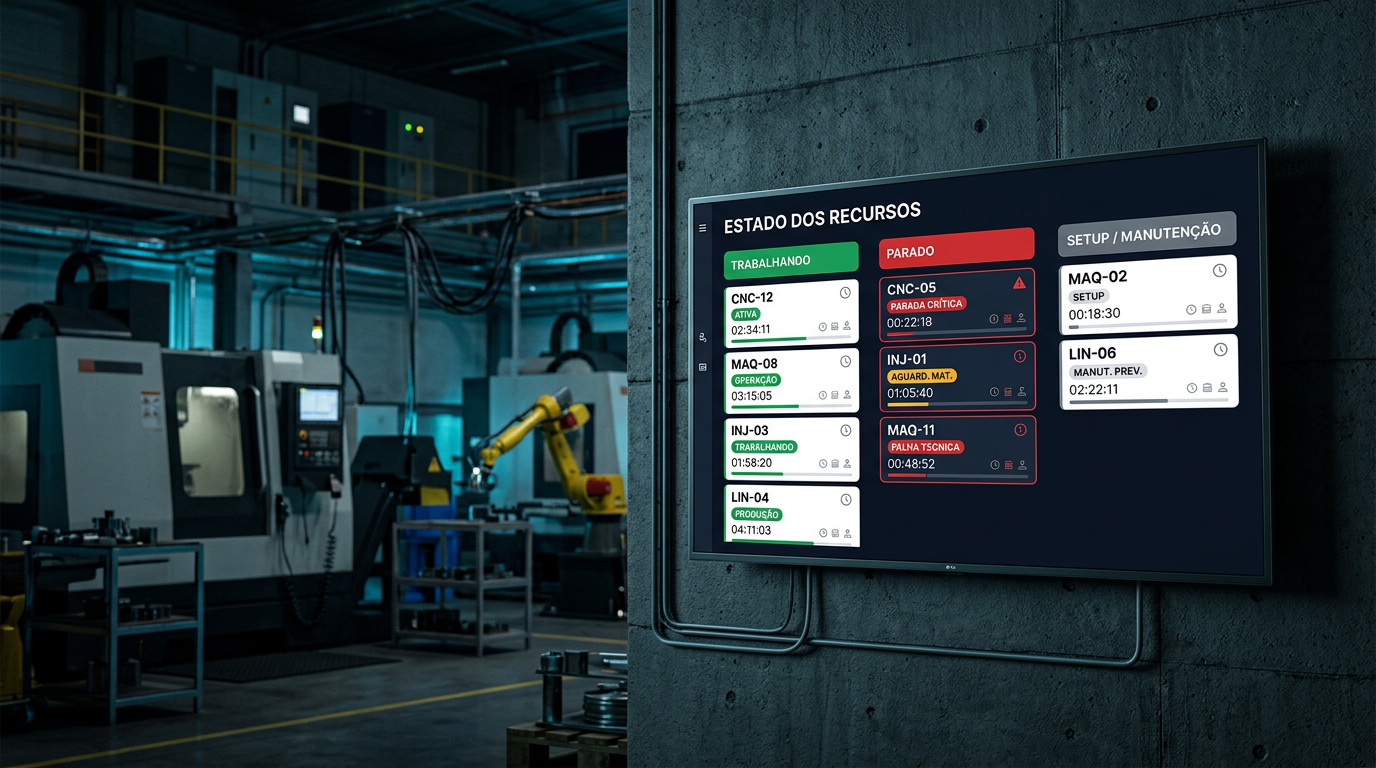 MAX Factory · MES para gestão da produção em tempo real